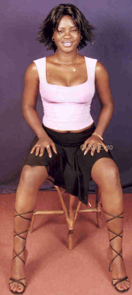 Date this charming Gabon girl Justine from  A9822