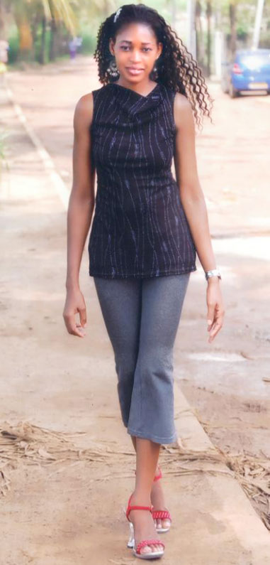 Date this good-looking Gabon girl Hortense from Libreville GA10